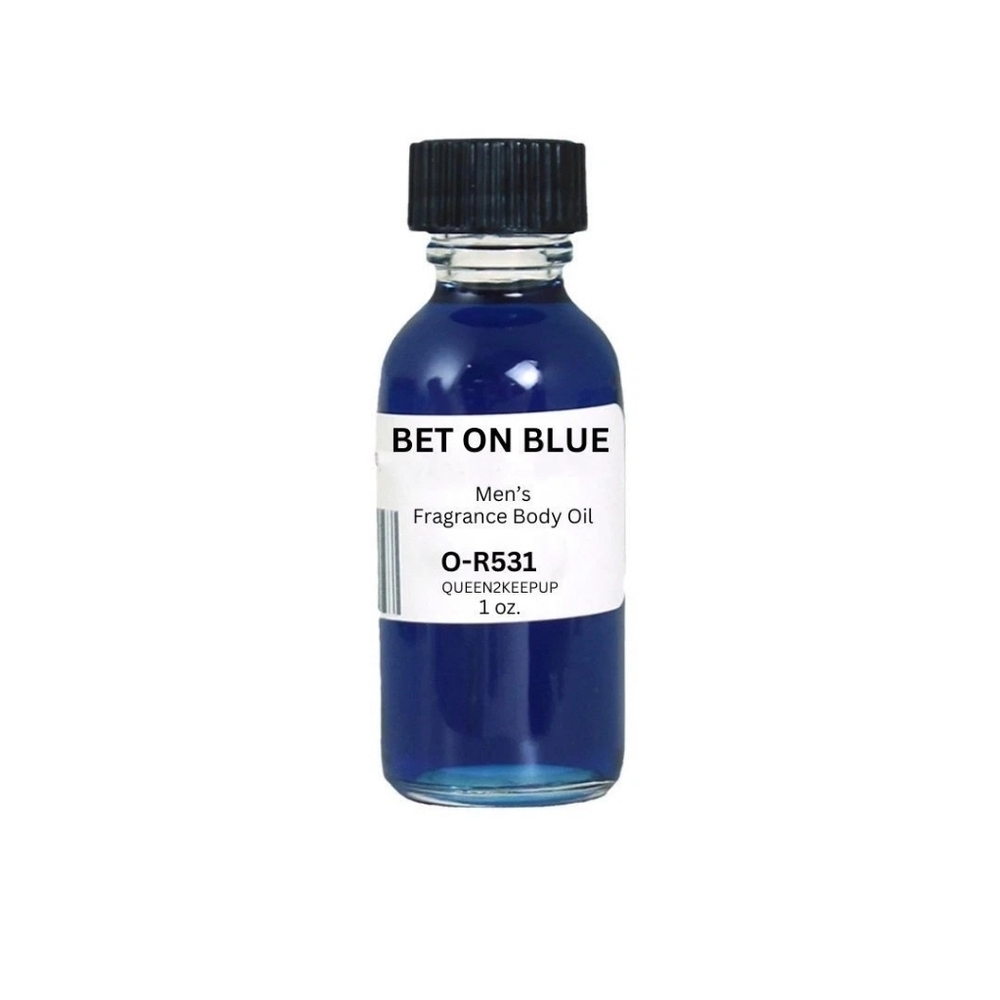 Bet on Blue (Men) Body Oil 1 oz Fragrance All Natural Pure Uncut Scent